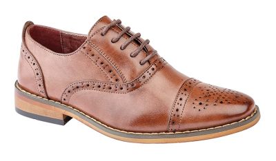 Boys Goor B516 Classic Frank Capped Lace Up Oxford Brogue Shoes B516B