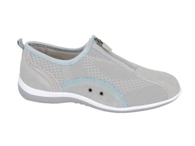 Boulevard L372 Zip/Elastic Gusset Leisure Casual Trainer Shoes  L372F