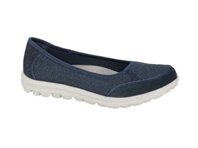 Boulevard L9548 Ladies Sketch SUPERLIGHT Casual Slip On Comfort Memory  Canvas Shoes L9548C