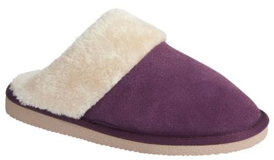 MOKKERS 'KELSEI' Real Suede Faux Fur Mule Slipper LS537PS