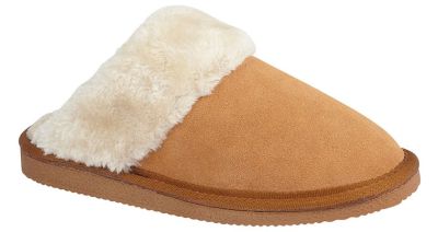 MOKKERS 'KELSEI' Real Suede Faux Fur Mule Slipper LS537TS