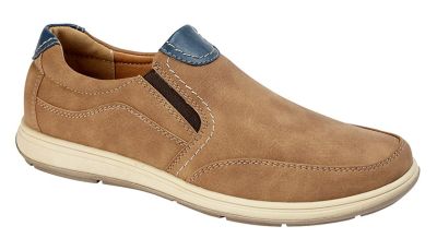 Mens SCIMITAR M353 Summer Canvas Twin Gusset Casual Navy Tan M353BT