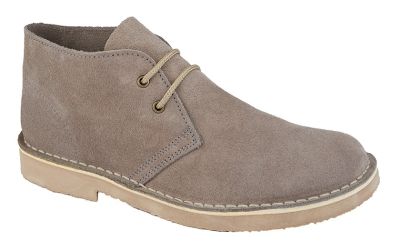 Roamers M400 Fashion Round Toe Suede Leather Lace-Up Desert Boots  M400FS