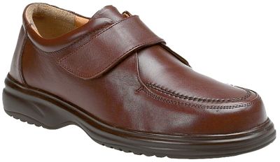 Roamers M460 Leather Apron Touch Fastening Wide Fit Shoes M460B