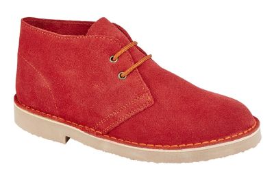 Roamers Desert Boots 2 Eye Unisex Real Suede Leather M467 UK 3-12 M467DS