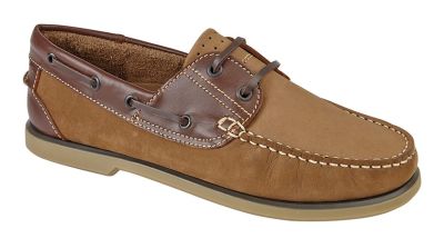 Mens Dek M551 Smart Leather Moccasin Boat Shoes M551BN