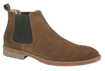 Roamers M611 Mens Suede Twin Gusset Ankle Chelsea Boots  M611BS