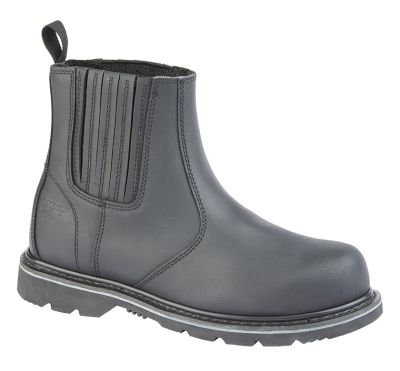  GRAFTERS M763 Safety Twin Gusset Dealer Boot Steel Safety Toe Cap M763A