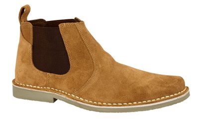 Roamers Freddy M765 Leather Twin Gusset Ankle Desert Boots M765BS