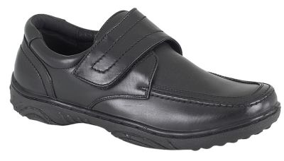 Scimitar M839 Touch Fastening Casual Leather Lined Wide Fit Shoes  M839A