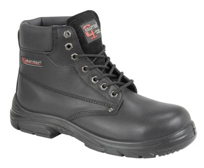 Grafters M9503A Mens Super Wide EEEE Fitting 7 Eyelet Industrail Safety Boots M9503A