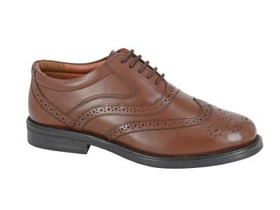 Mens Scimitar M963 Classic Leather Brogue Wing Cap Oxford Shoes M963B