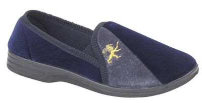 Zedzzz AARON MS480 Lion Motif Twin Colour Full Indoor Slippers MS480C