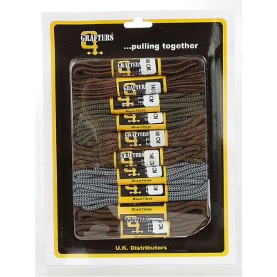 GRAFTERS Oval 110cm Trainer Laces Pack of 12  SU140HQ