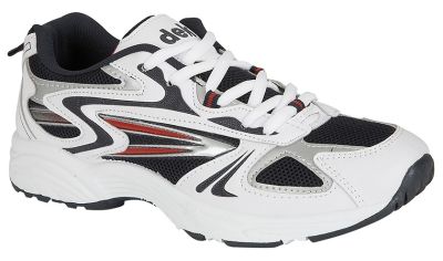 Mens Dek Venus Black White Comfort Casual Trainers  T483Gplus