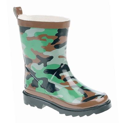 StormWells Neil Camouflage Ankle Water Proof  Wellingtons Boots W208E