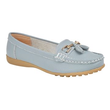 BOULEVARD L748 Flat Tassle Loafer Everyday Nursing Shoes L748C