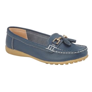 BOULEVARD L748 Flat Tassle Loafer Everyday Nursing Shoes L748NC