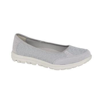 Boulevard L9548 Ladies Sketch SUPERLIGHT Casual Slip On Comfort Memory  Canvas Shoes L9548F