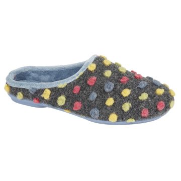  Sleepers AMY LS312 Spotted Knit Mule Slippers Quality  LS312C