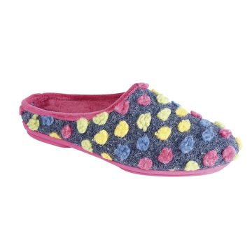  Sleepers AMY LS312 Spotted Knit Mule Slippers Quality  LS312M