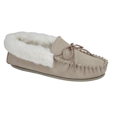 Mokkers EMILY Leather Moccasin Slipper Real Wool Lining LS338S