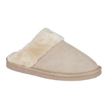 MOKKERS 'KELSEI' Real Suede Faux Fur Mule Slipper LS537BES