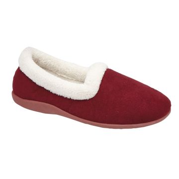 Sleepers SANDIE LS927 Fur Collar Collared Fleecy Lining Ladies Full Slippers  LS927BD