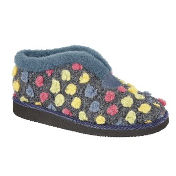 Sleepers Ladies Multicoloured Tilly Bootee Slippers LS948C