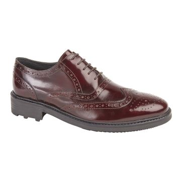 Roamers M179 TED 5 Eyelet Brogue Oxford Comfort Formal Shoes M179BD