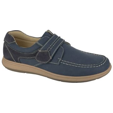 Mens Scimitar M364 Touch Fastening Casual Leisure Shoes Tan Navy M364C