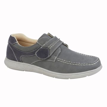 Mens Scimitar M364 Touch Fastening Casual Leisure Shoes Tan Navy M364F