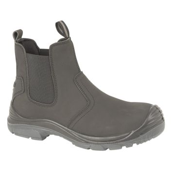 GRAFTERS M371 Safety Twin Gusset Dealer Boot Steel Safety Toe Cap M371A