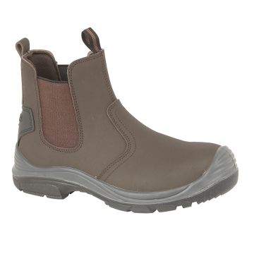 GRAFTERS M371 Safety Twin Gusset Dealer Boot Steel Safety Toe Cap M371B