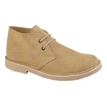 Roamers M400 Fashion Round Toe Suede Leather Lace-Up Desert Boots  M400TS