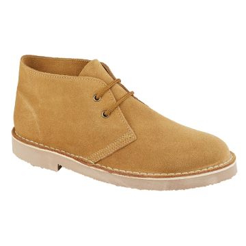 Roamers Desert Boots 2 Eye Unisex Real Suede Leather M467 UK 3-12 M467BS