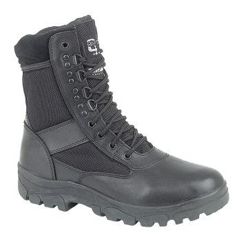 Grafters G-FORCE M668 Unisex Leather Uniform Military Combat Boots Black Brown M668A