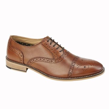 Mens Roamers M780 Smart Leather Oxford Brogue Shoes  M780LT