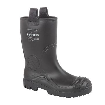 Grafters M928A Mens Full Safety Waterproof Rigger Wellington Boots M928A