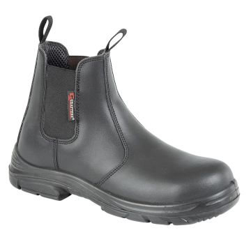 Grafters M9502A Mens Super Wide Extra Fitting Safety Toe Cap Dealer Boots M9502A