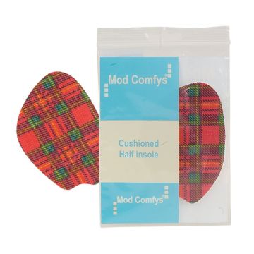 Half Insoles Shoes Boots Courts Fitting New Pad Ladies Comfort Soft Foam Tartan SUHALFSOC