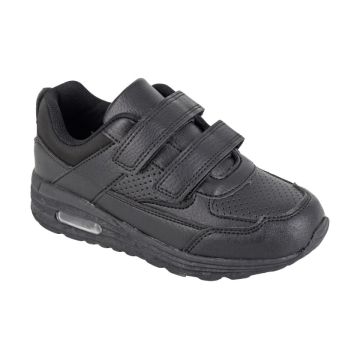  Dek FELIX T852 Unisex All Black Touch Fastening Trainer T852A