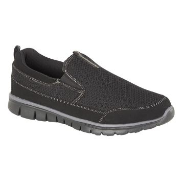 Unisex Dek Sketch SUPERLIGHT Slip On Memory Foam Comfort Trainers T875A