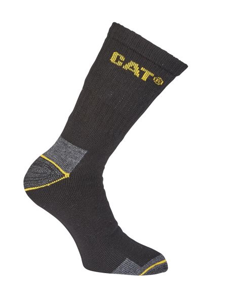 CAT Combed Cotton Mens Heavy Duty Work Socks Pack of 3  CTSOCK