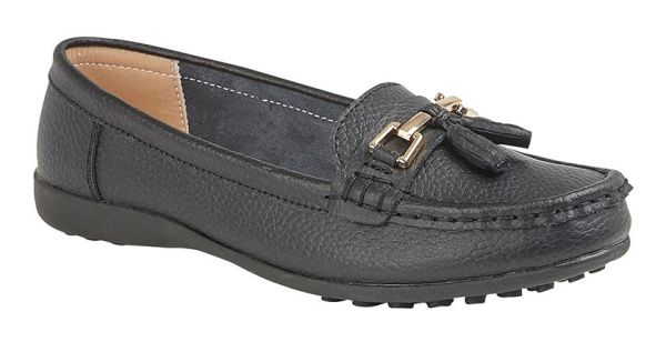 BOULEVARD L748 Flat Tassle Loafer Everyday Nursing Shoes L748A