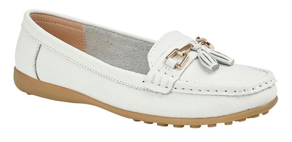 BOULEVARD L748 Flat Tassle Loafer Everyday Nursing Shoes L748G