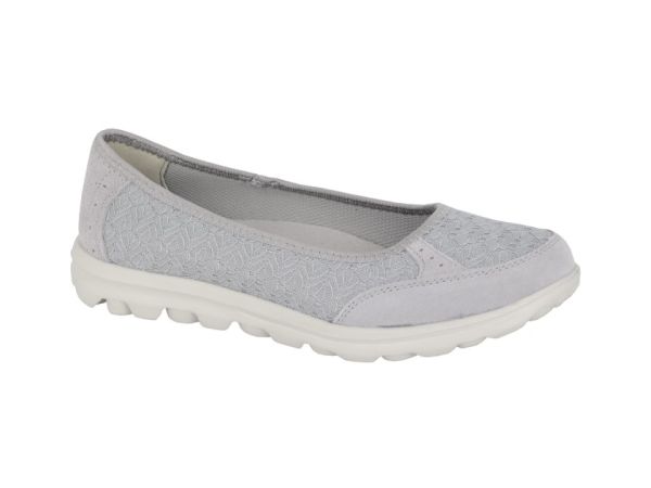 Boulevard L9548 Ladies Sketch SUPERLIGHT Casual Slip On Comfort Memory  Canvas Shoes L9548F