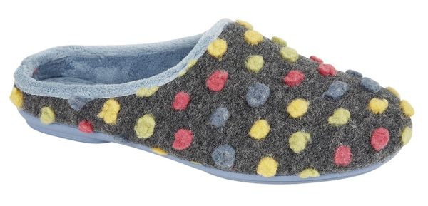  Sleepers AMY LS312 Spotted Knit Mule Slippers Quality  LS312C