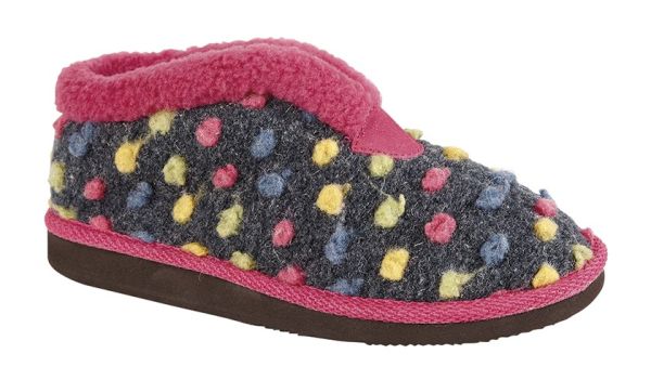 Sleepers Ladies Multicoloured Tilly Bootee Slippers LS948M