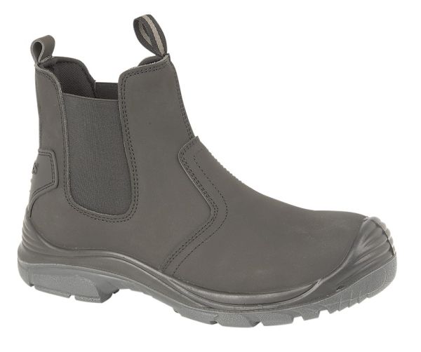 GRAFTERS M371 Safety Twin Gusset Dealer Boot Steel Safety Toe Cap M371A